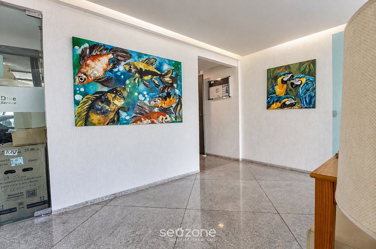 Studio em Cond. c/ Piscina e Garagem GOL0205