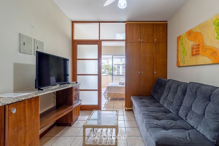 Apto aconchegante com varanda em Floripa IHO127