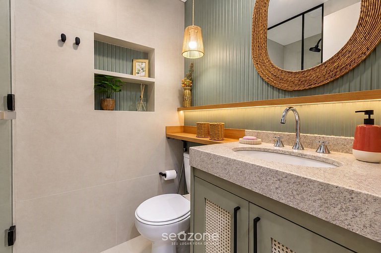 Studio Bem localizado em Cond. c/ Piscina FBG0518