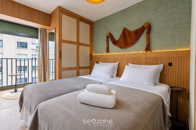 Studio Bem localizado em Cond. c/ Piscina FBG0518