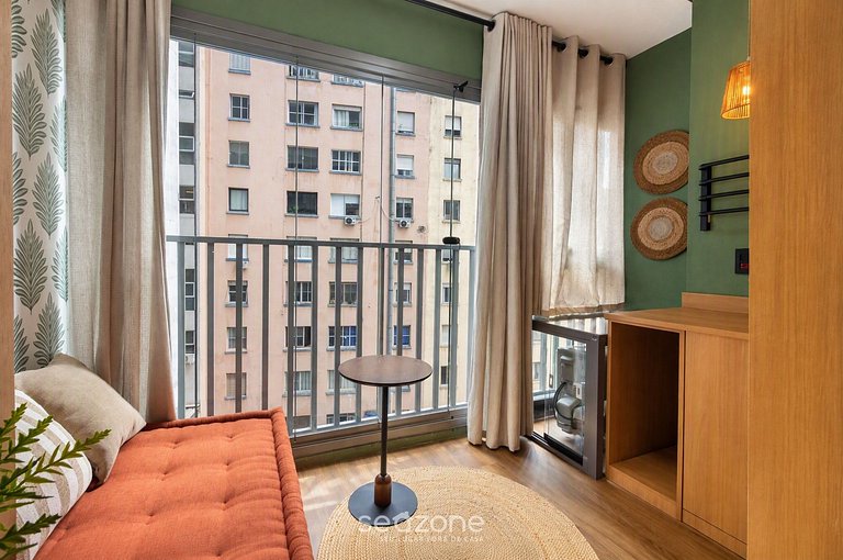 Studio bien ubicado en Condo. c/ Piscina FBG0518