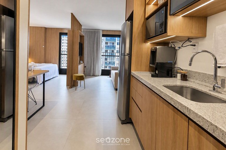 Studio en Condo. c/ Piscina y Vista Cid. HCL2906