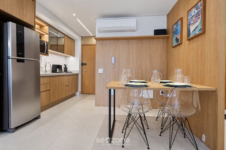 Studio em Cond. c/ Piscina e Vista HCL2406