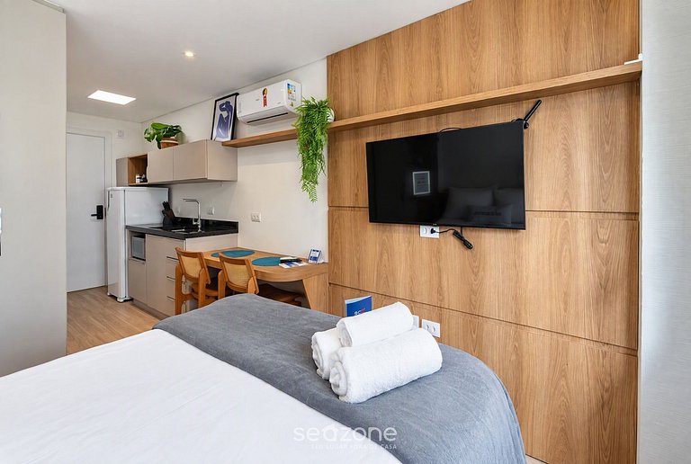 Studio en Condo. c/ Piscina y Vista BAT0203
