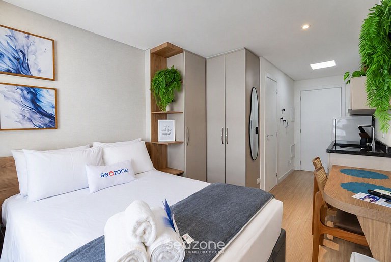 Studio en Condo. c/ Piscina y Vista BAT0203