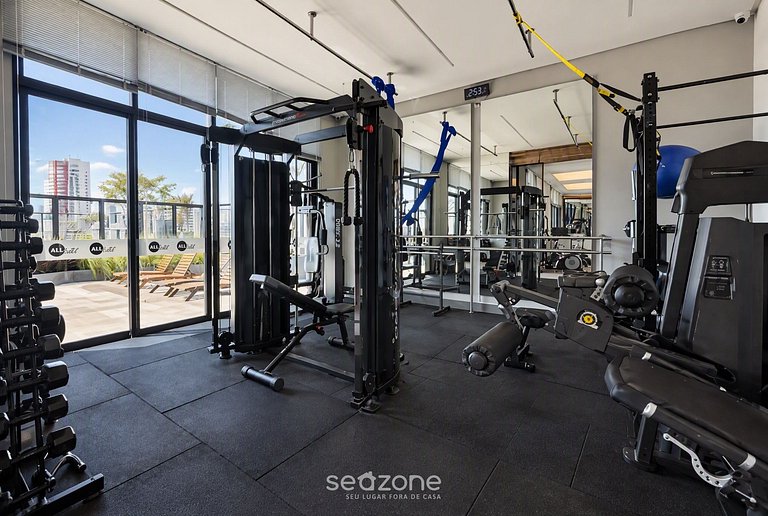 Studio em Cond. c/ Piscina e Vista BAT0203