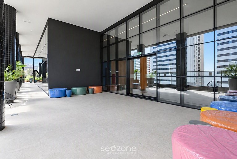Studio en Condo. c/ Piscina y Vista BAT0203