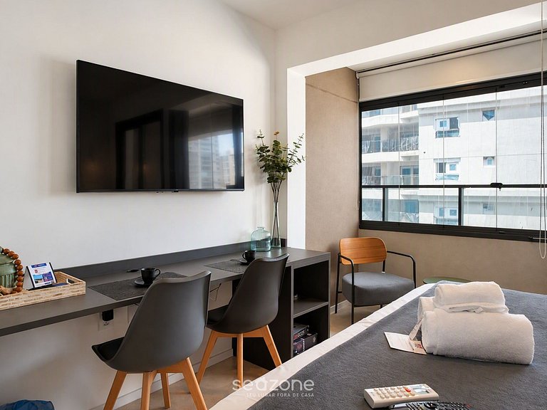 Studio en Condo. c/ Piscina y Vista SOM1511