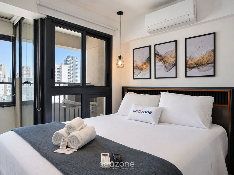 Studio en Condo. c/ Piscina y Vista SOM1511