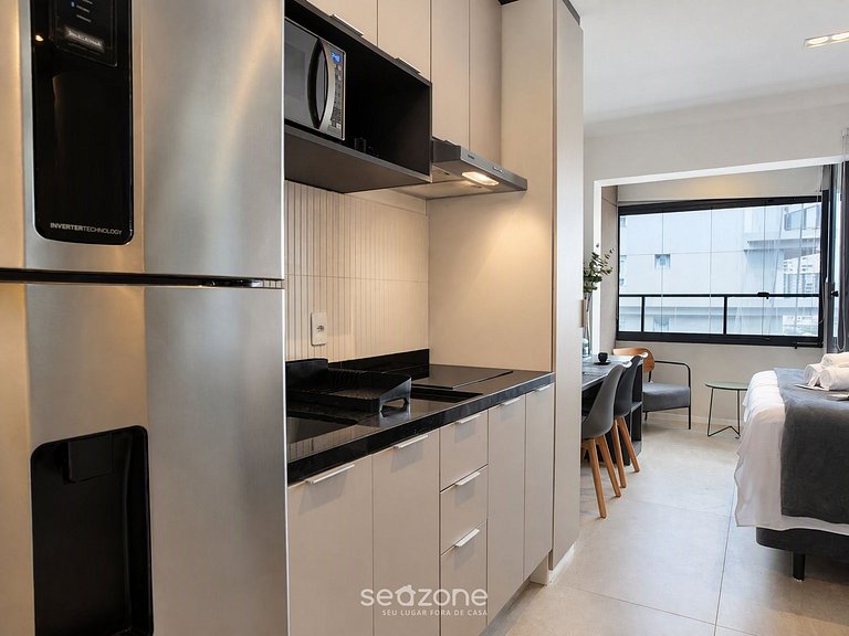 Studio en Condo. c/ Piscina y Vista SOM1511