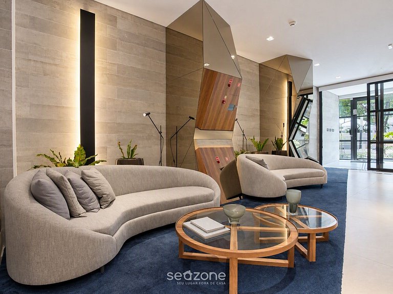 Studio em Cond. c/ Piscina e Vista SOM1511