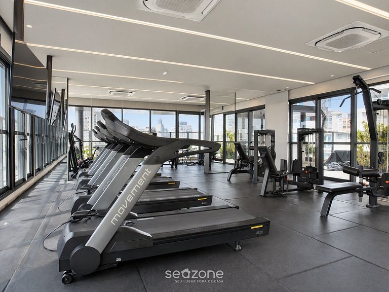 Studio em Cond. c/ Piscina e Vista SOM1511