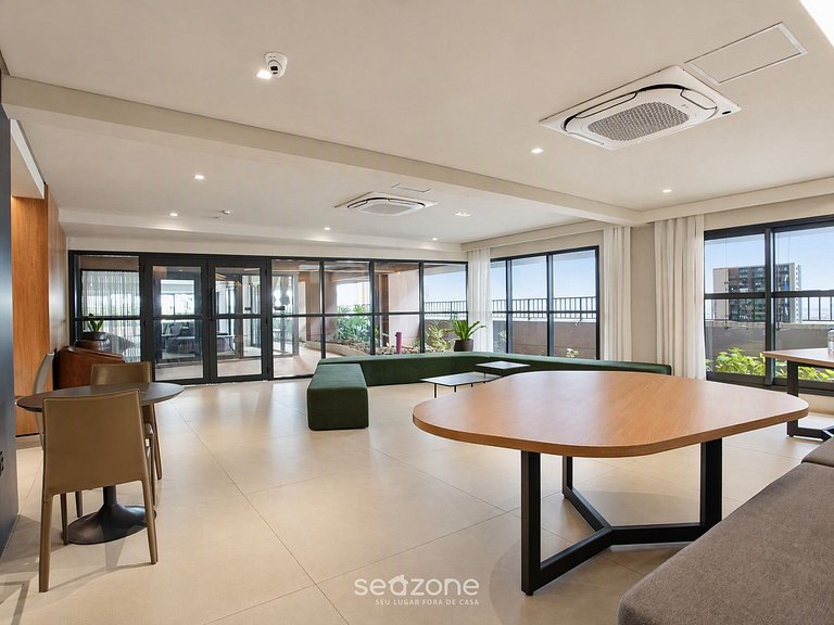 Studio en Condo. c/ Piscina y Vista SOM1511