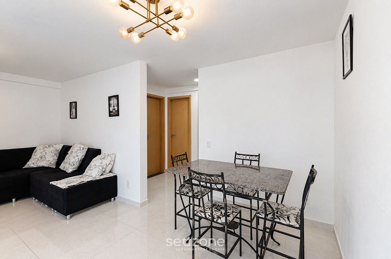 Apto. em Cond. c/ Piscina e churrasq. BNS0105