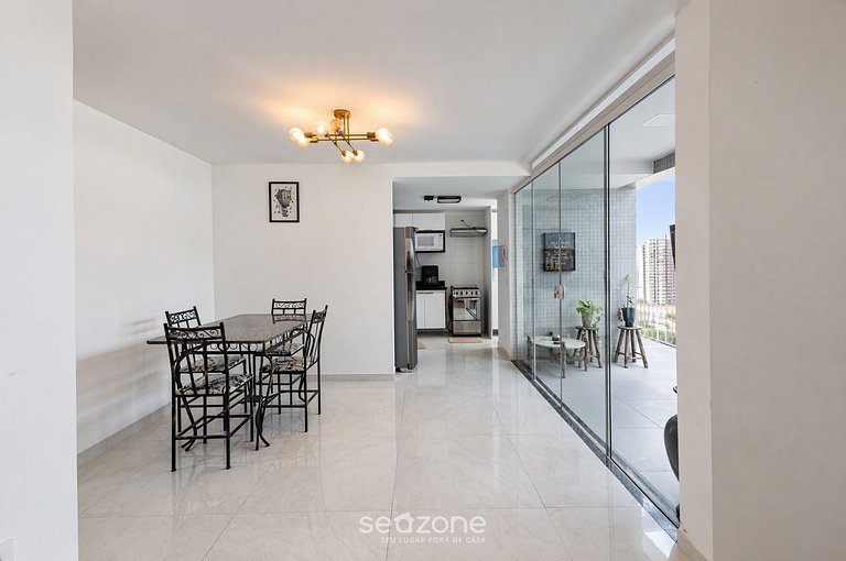 Apto. em Cond. c/ Piscina e churrasq. BNS0105