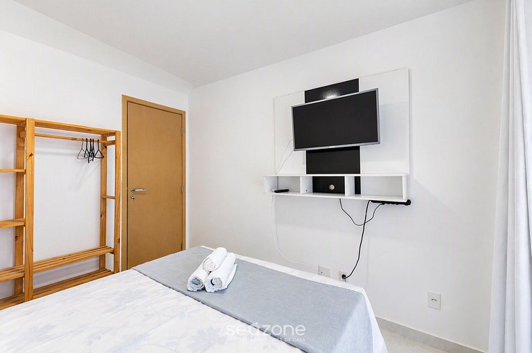 Apto. em Cond. c/ Piscina e churrasq. BNS0105