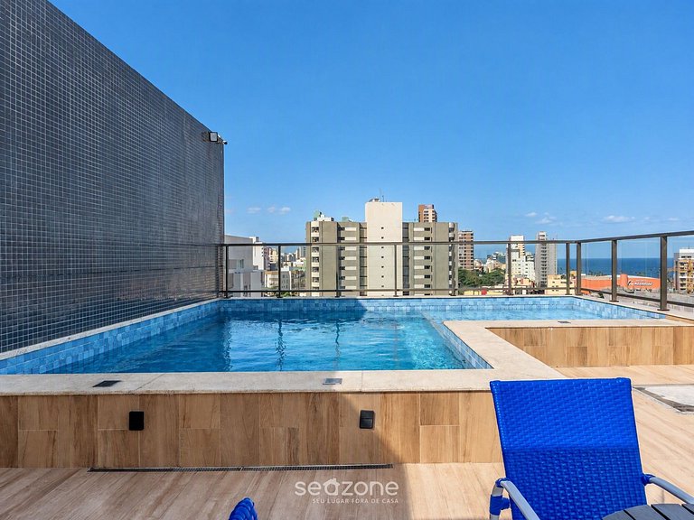 Apto. em Cond. c/ Piscina e Academia SCA0105