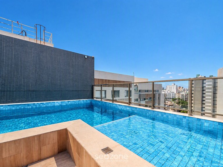 Apto. em Cond. c/ Piscina e Academia SCA0105