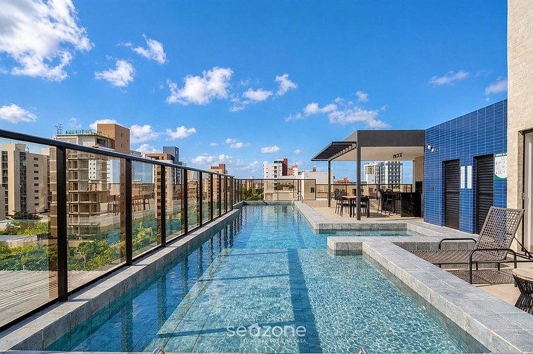 Studio em Cond. c/ Piscina a 480m AZZ0102
