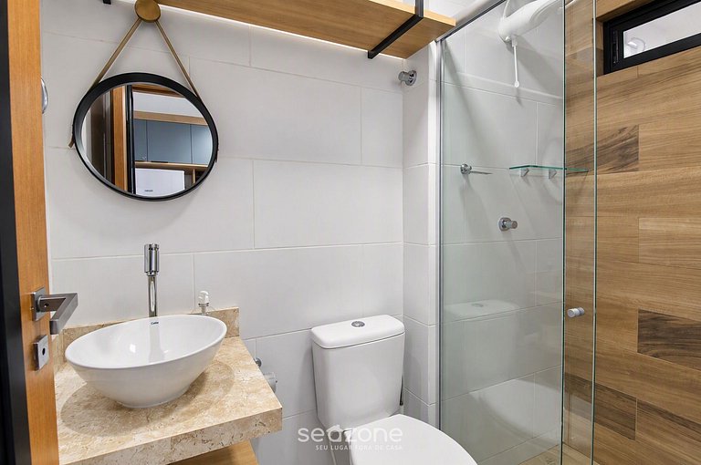 Studio em Cond. c/ Piscina a 480m AZZ0102