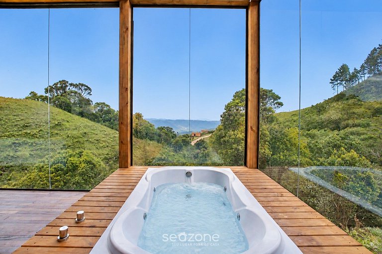 Bañera Con Vista y Techo de Vidrio, Sierra VST026