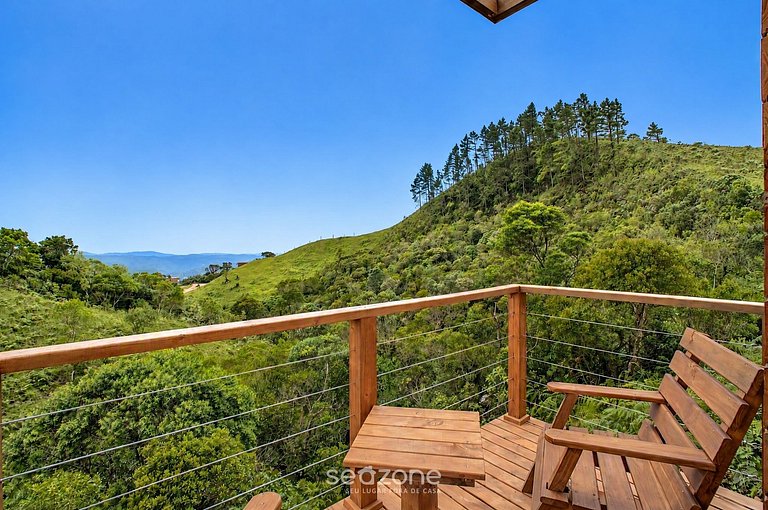 Banheira Com Vista e Teto de Vidro na Serra VST026