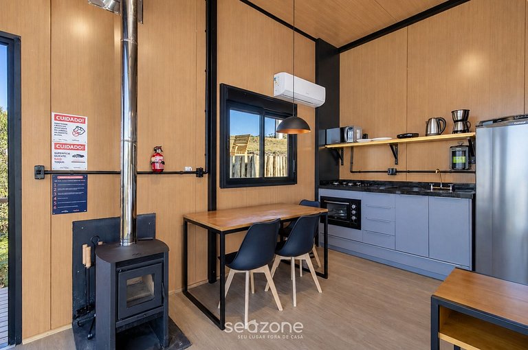Cabana romântica com vista na serra VST037