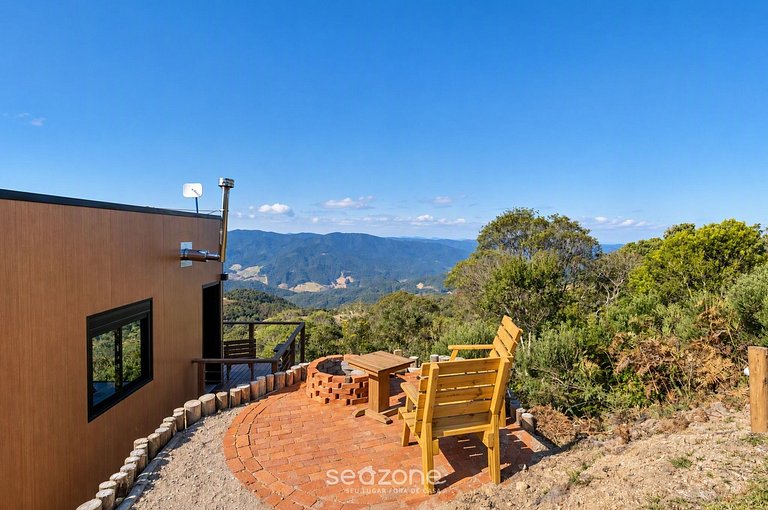 Cabana romântica com vista na serra VST037