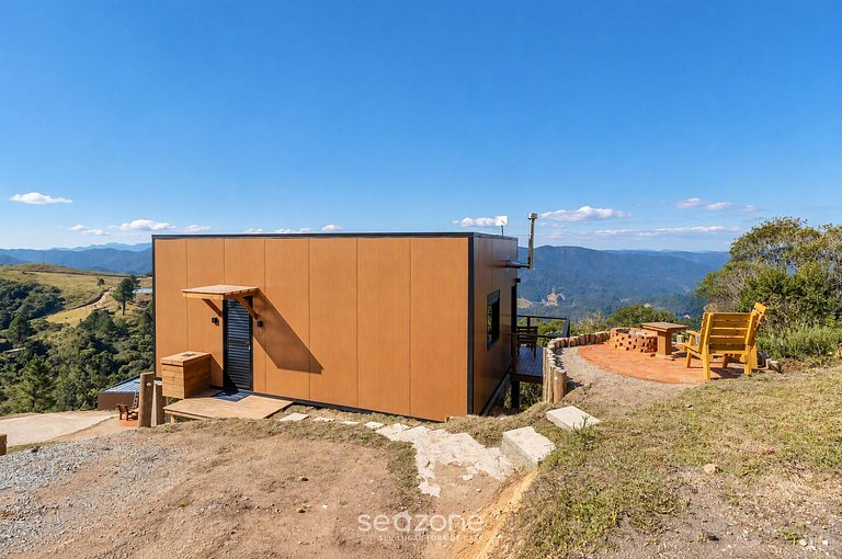 Cabana romântica com vista na serra VST037