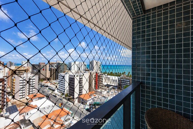Apto Vista Mar em Ponta Verde c/ Piscina DGU1306