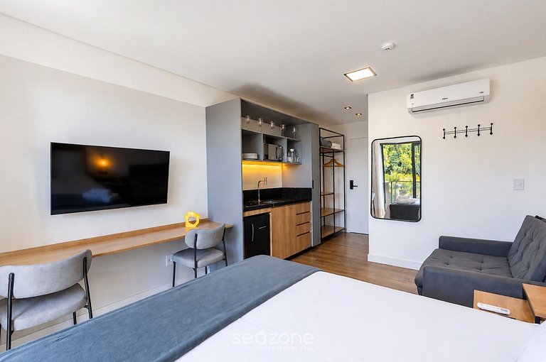 Studio c/ balcón a 50 m del mar en Penha PSO0302