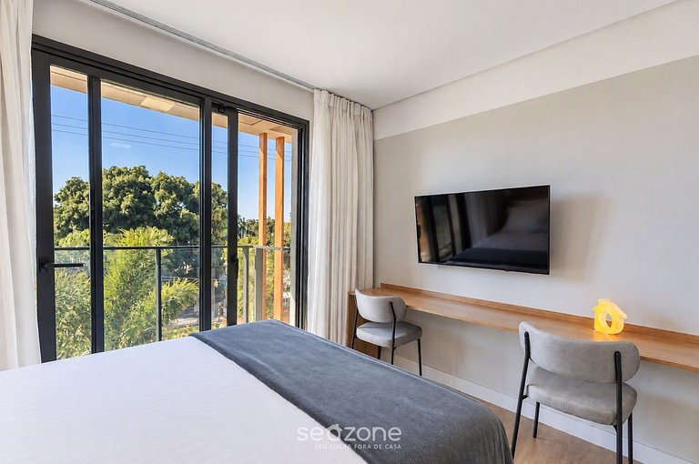 Studio c/ varanda a 50m da Praia em Penha PSO0302