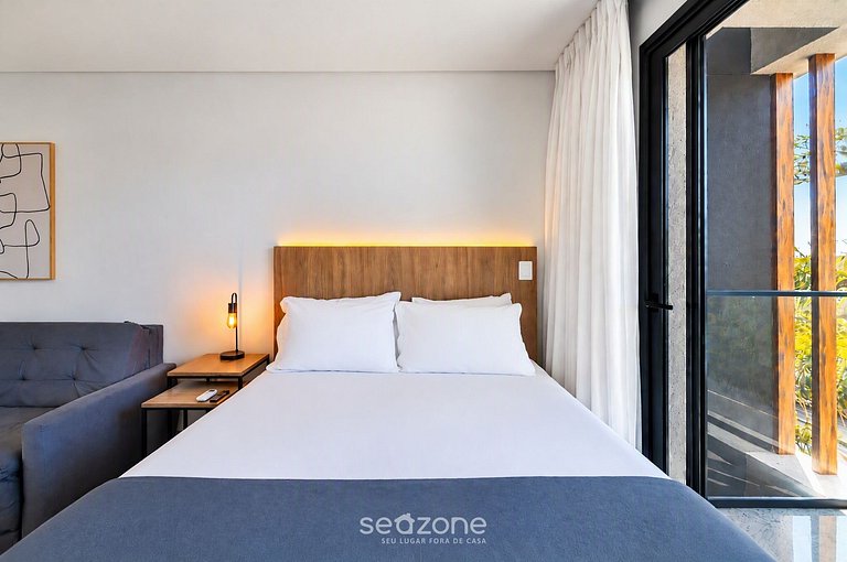 Studio c/ varanda a 50m da Praia em Penha PSO0302