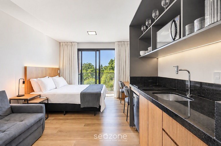 Studio c/ balcón a 50 m del mar en Penha PSO0302