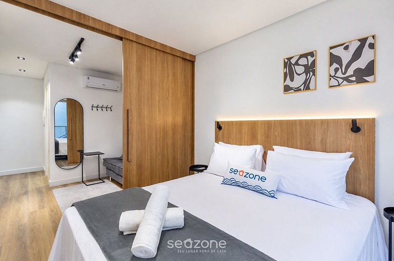 Estudio c/ balcón a pasos del mar en Penha PSO0305