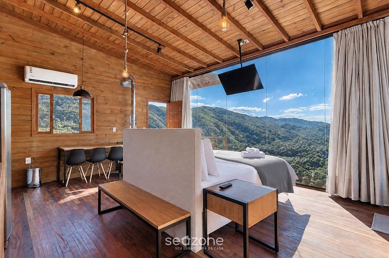 Cabana c/ Hidromassagem e Vista Montanha VST030