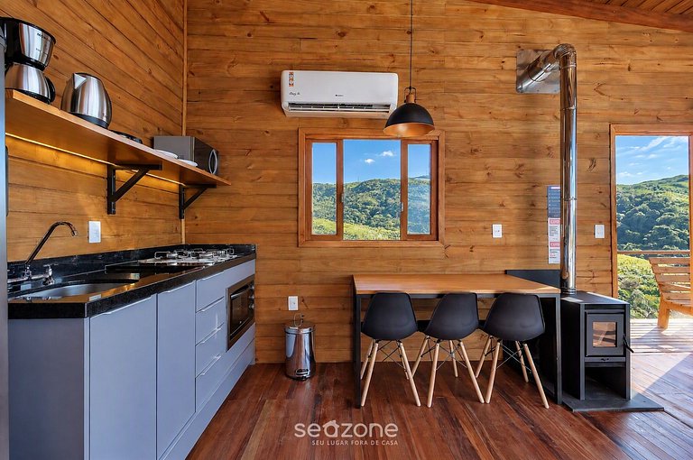 Cabana c/ Hidromassagem e Vista Montanha VST030