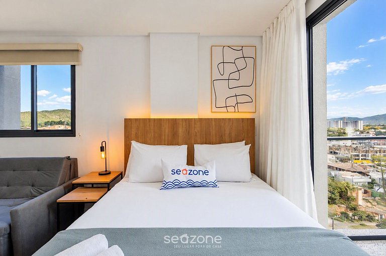 Studio a 50 metros da praia em condomínio PSOB1103