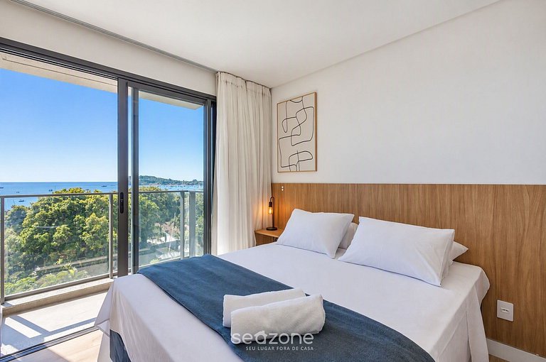 Apartamento com vista para o mar elevador PSO0601