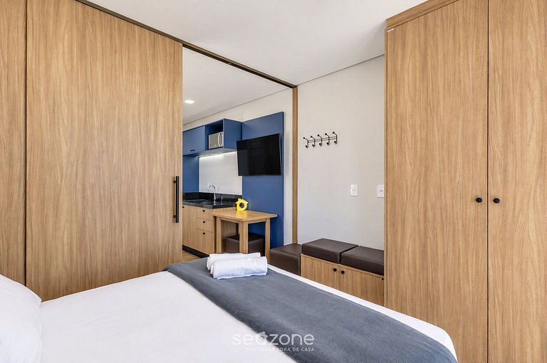 Apartamento com vista para o mar elevador PSO0601