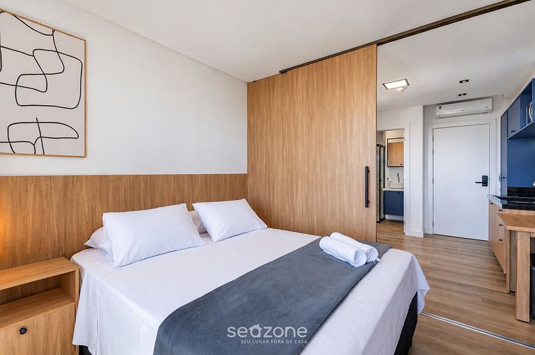 Apartamento com vista para o mar elevador PSO0601