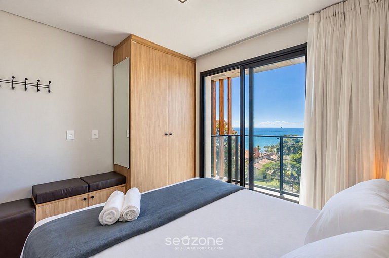 Apartamento com vista para o mar elevador PSO0601