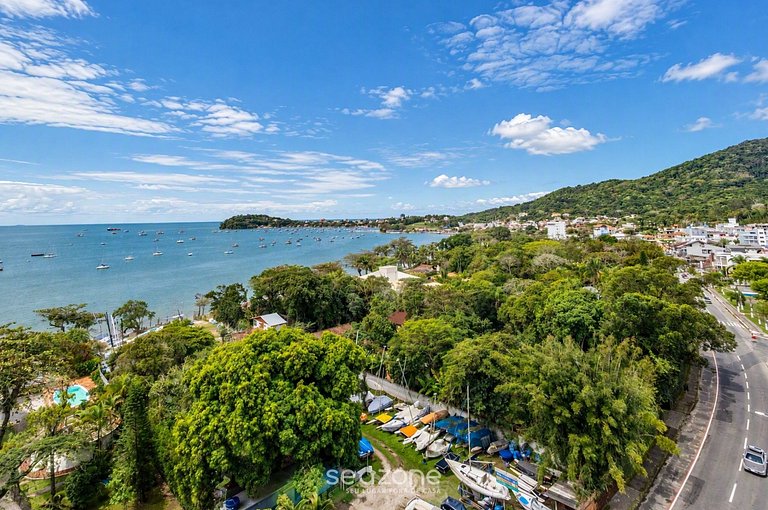 Studio c/ varanda e vista incrível do Mar PSO1004