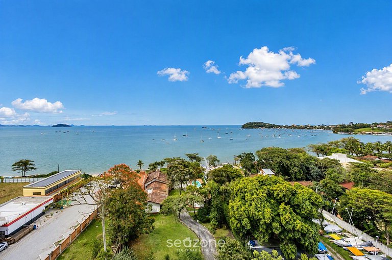 Studio c/ varanda e vista incrível do Mar PSO1004