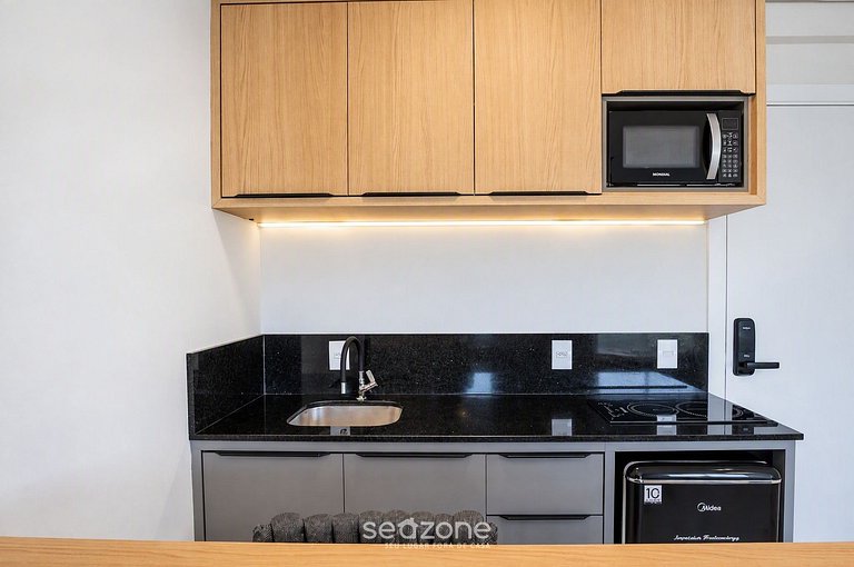 Studio em Cond. c/ piscina prox. à Praia RSO0037