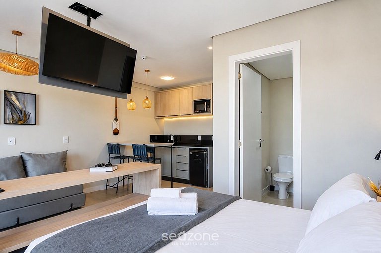 Studio en Cond. c/ piscina prox. a Praia RSO0037