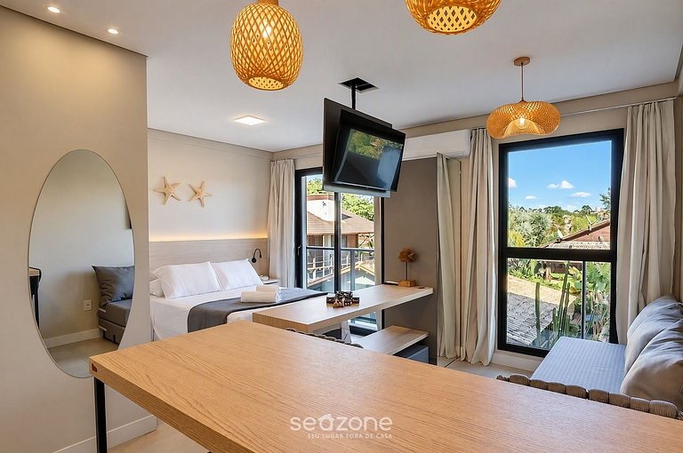 Studio en Cond. c/ piscina prox. a Praia RSO0037