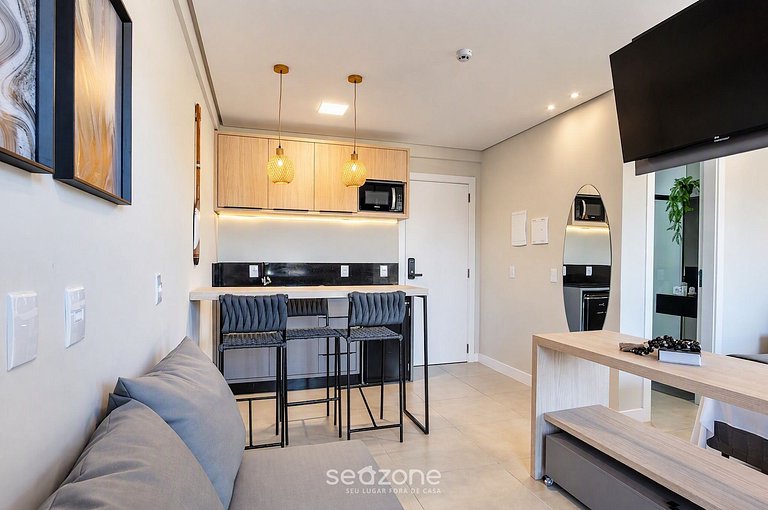 Studio en Cond. c/ piscina prox. a Praia RSO0037