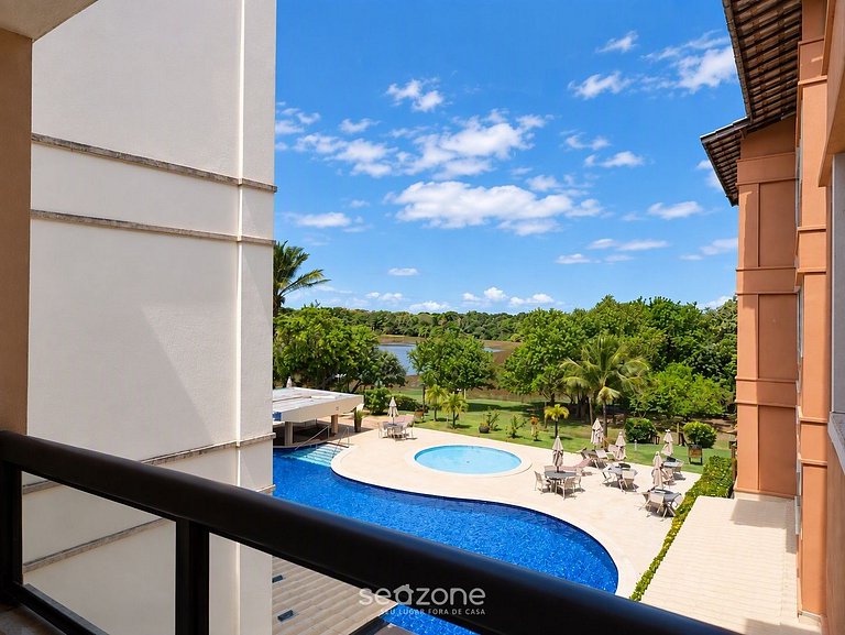 Apto. em Cond. c/ Piscina e vista Lago PDW0108
