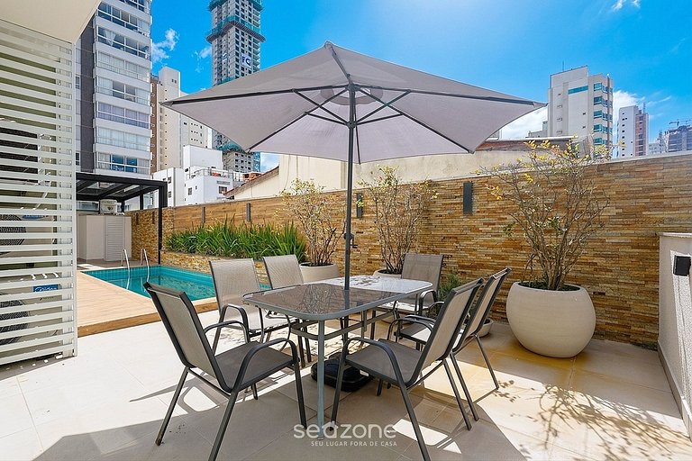 Apto. c/ piscina priv. y parr. SDM0102